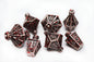 Moonlit Lantern: Blood Splatter - Metal RPG Dice
