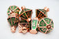 Moonlit Lantern: Coppered Acidfire - Metal RPG Dice