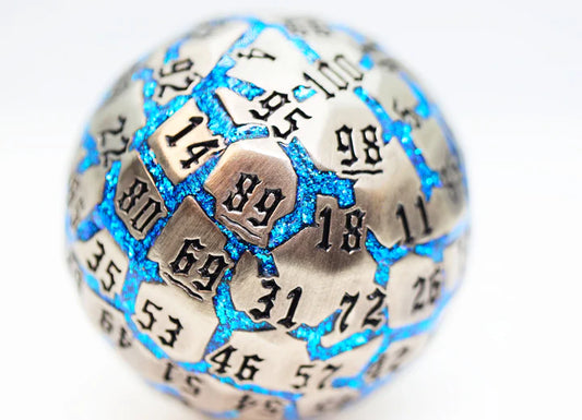 Foam Brain Games 50mm Metal D100: River Stones