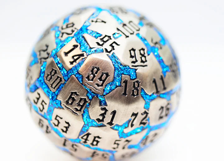 Foam Brain Games 50mm Metal D100: River Stones
