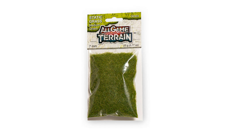 All Game Terrain: Static Grass - Medium Green (7mm)
