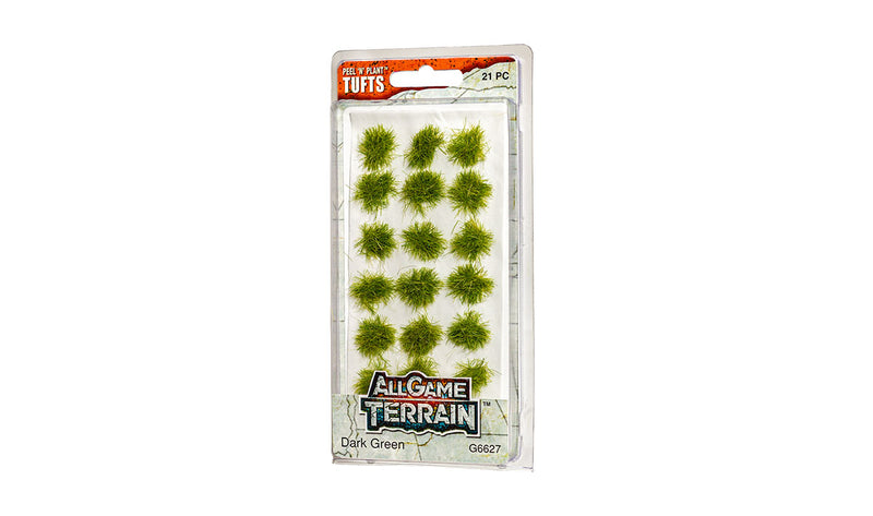 All Game Terrain: Tufts - Dark Green Grass