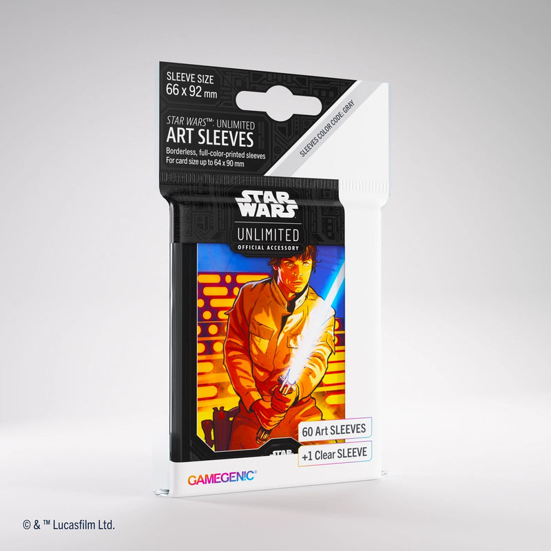 Gamegenic Star Wars Unlimited Art Sleeves: Luke
