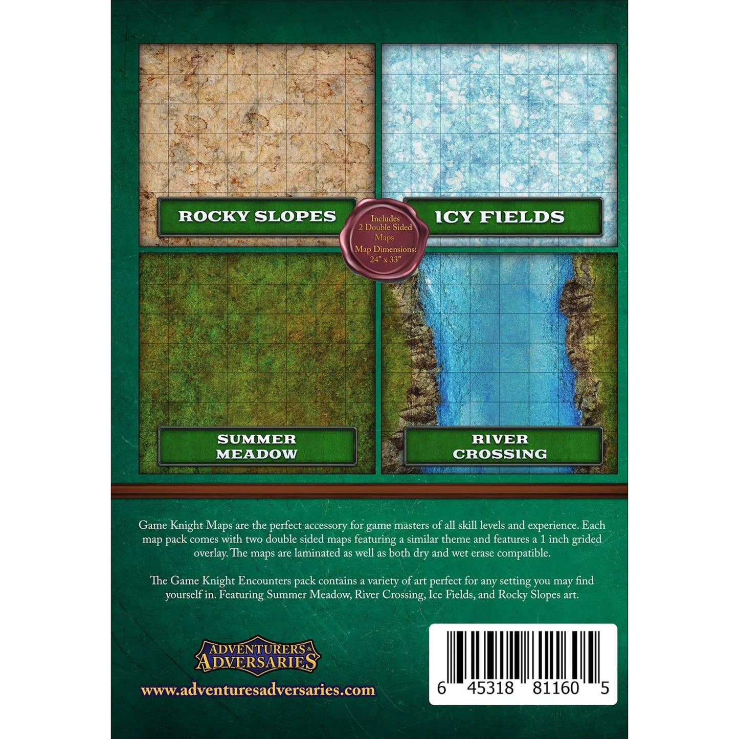 Norse Foundry Adventurers & Adversaries Game Knight Maps - Game Knight Encounters