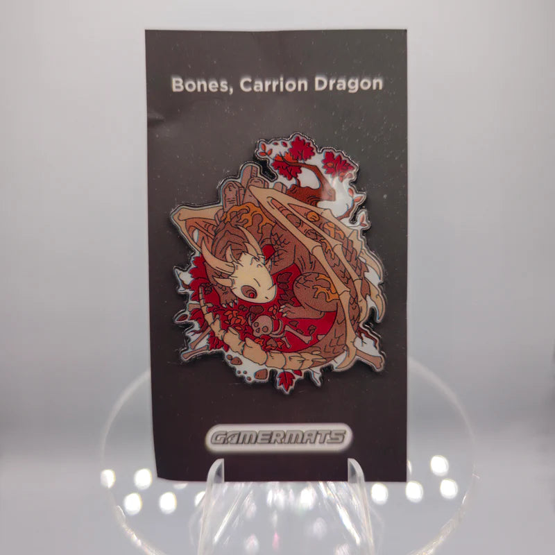 Gamermats Pins - Bones, Carrion Dragon