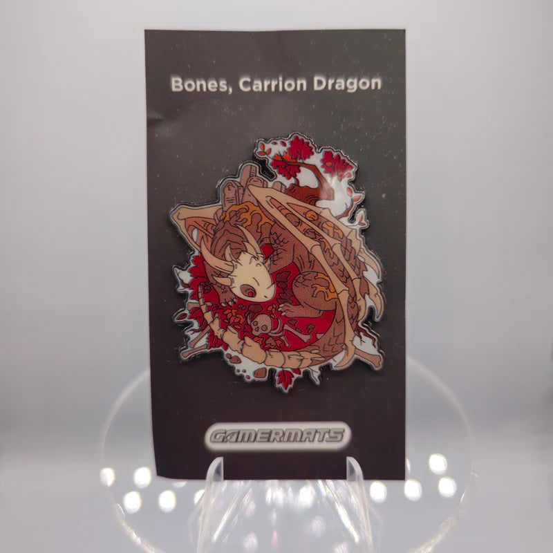 Gamermats Pins - Bones, Carrion Dragon