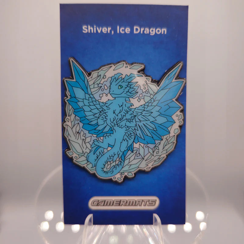 Gamermats Pins - Shiver, Ice Dragon