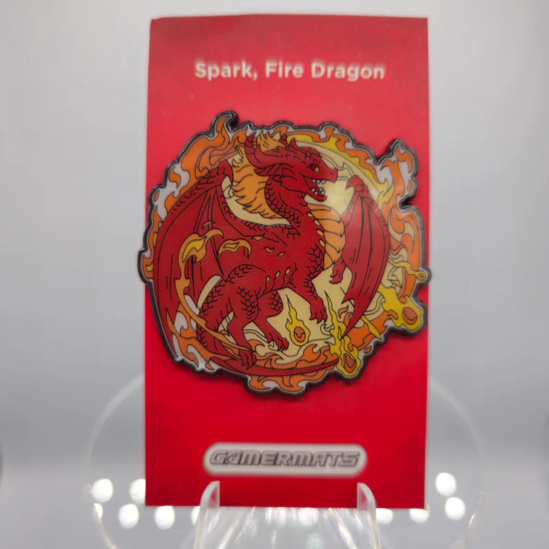 Gamermats Pins - Spark, Fire Dragon