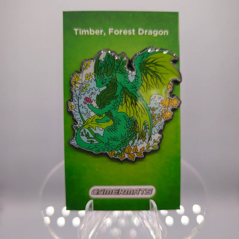 Gamermats Pins - Timber, Forest Dragon