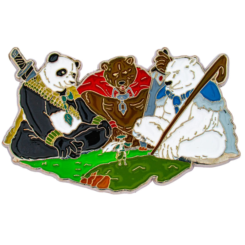 Hymgho Ancient Quest's Reward Fine Art Pin - Ware Bears