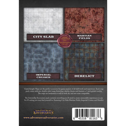 Norse Foundry Adventurers & Adversaries Game Knight Maps - Interstellar Encounters