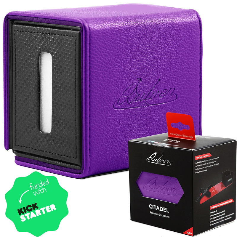 Quiver Citadel Deck Block 100+ - Purple