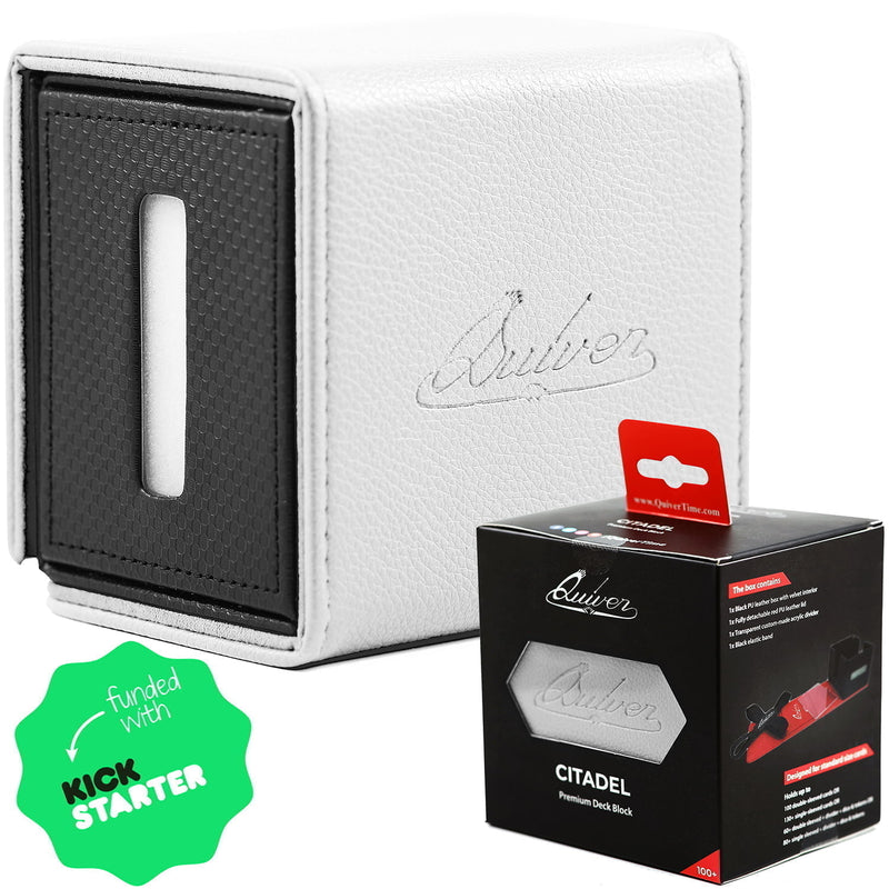 Quiver Citadel Deck Block 100+ - White