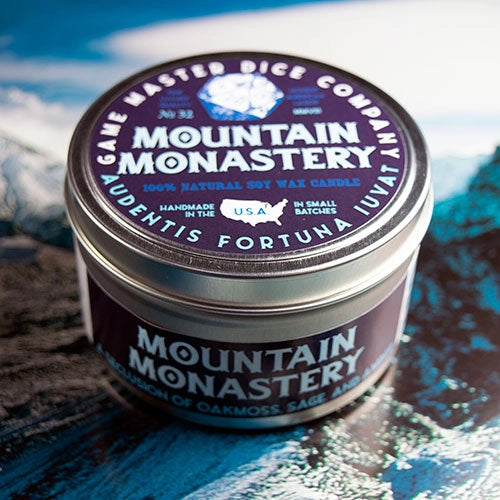 Game Master Dice Candle - Mountain Monastery (8 oz.)