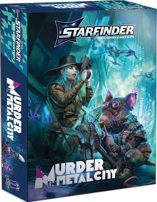 Starfinder 2e: Murder in Metal City Deluxe Adventure Boxed Set