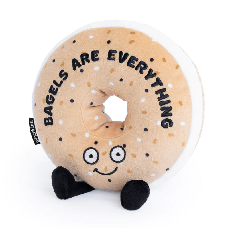 Punchkins "Bagels Are Everything" Plush Bagel
