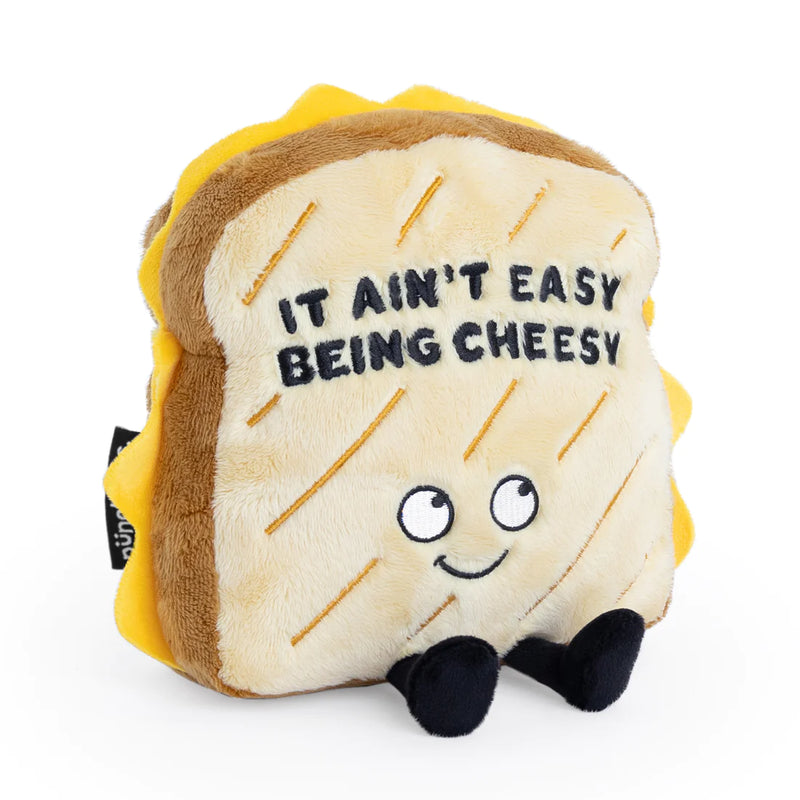 Punchkins "It Ain't Easy Being Cheesy" Plush Grilled Cheese