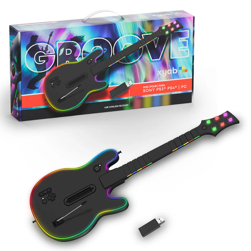 XYAB GROOVE Wireless Guitar Controller - PS3 / PS4 / PC