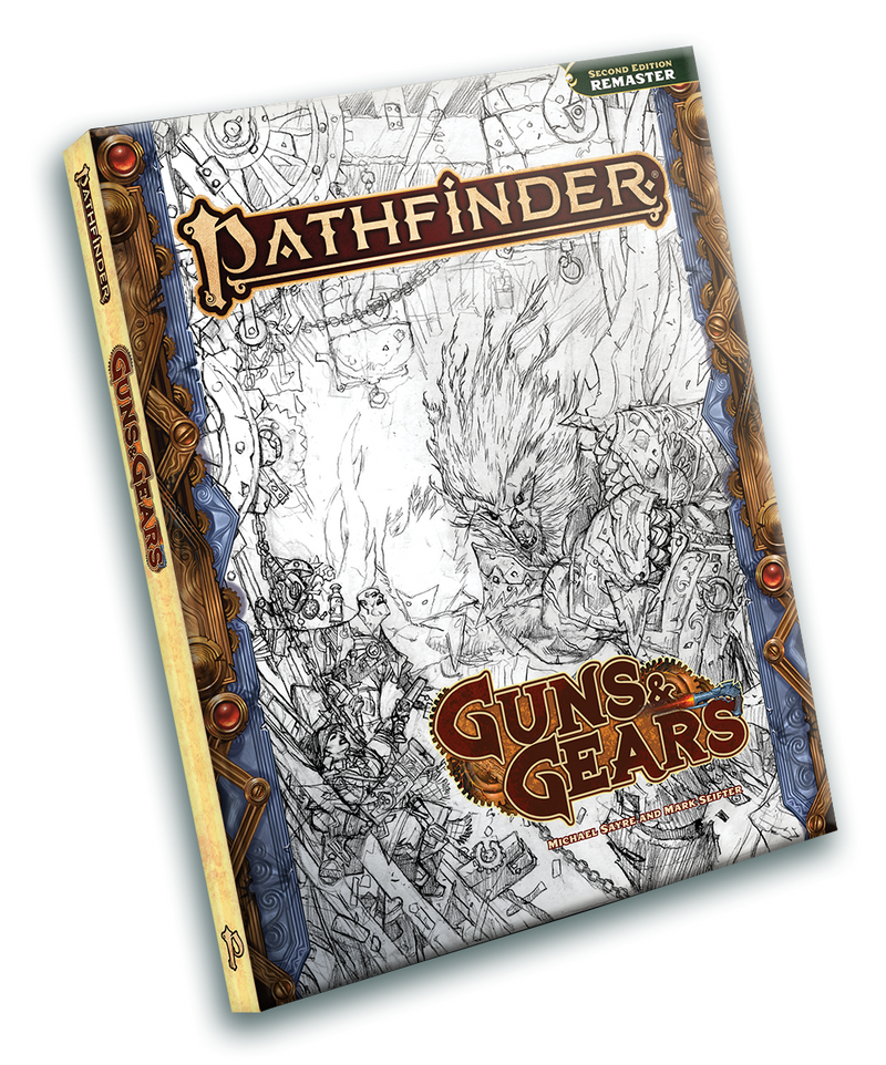 Pathfinder Second Edition - Guns and Gears Remastered (Sketch Cover)