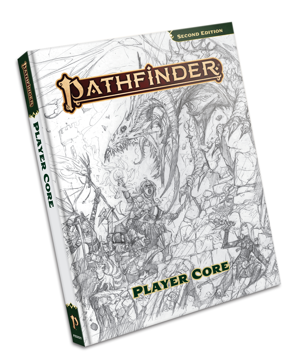 Pathfinder Second Edition - Player Core Rulebook Sketch
