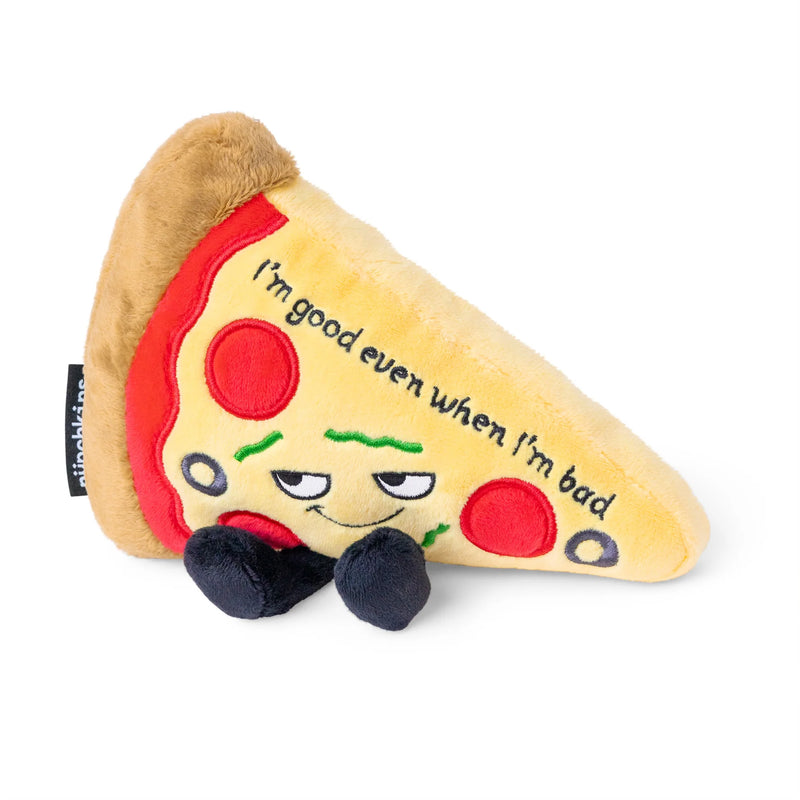 Punchkins "Even When I'm Bad, I'm Good" Plush Pizza