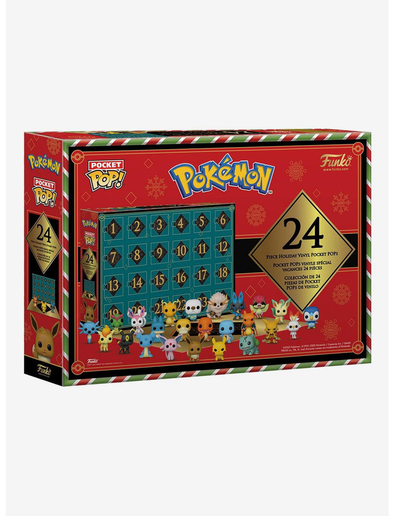 Pokemon Funko Pocket Pop! Holiday 24 Day Advent Calendar 2023