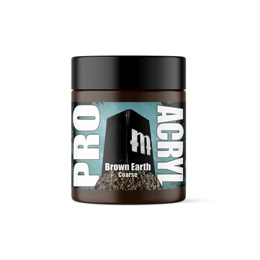 Monument Pro Acryl Basing Textures - Brown Earth - Coarse 120ml