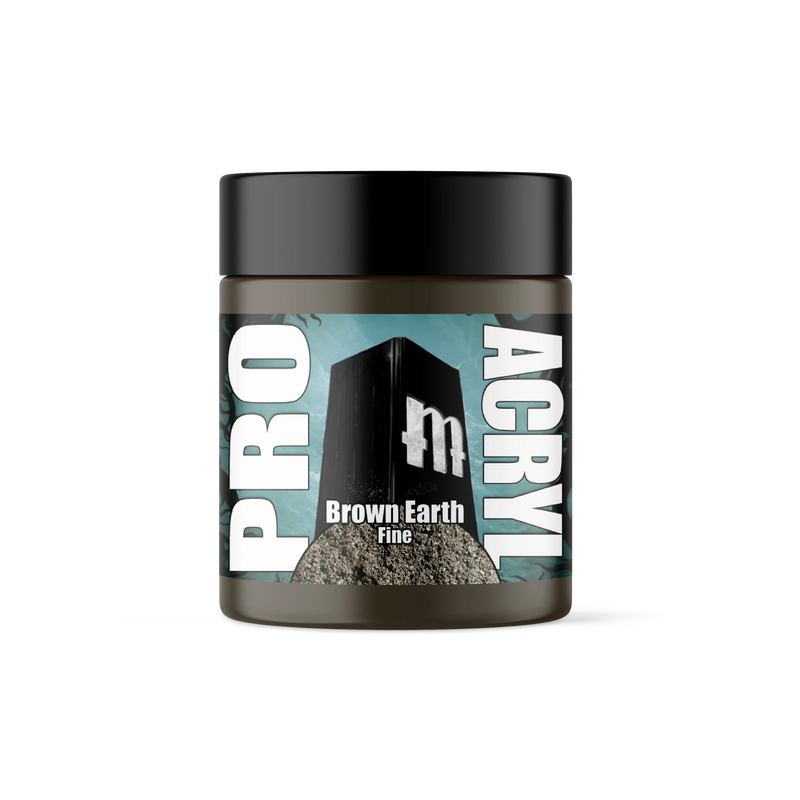 Monument Pro Acryl Basing Textures - Brown Earth - Fine 120ml