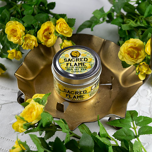 Game Master Dice Candle - Sacred Flame (1.4 oz.)