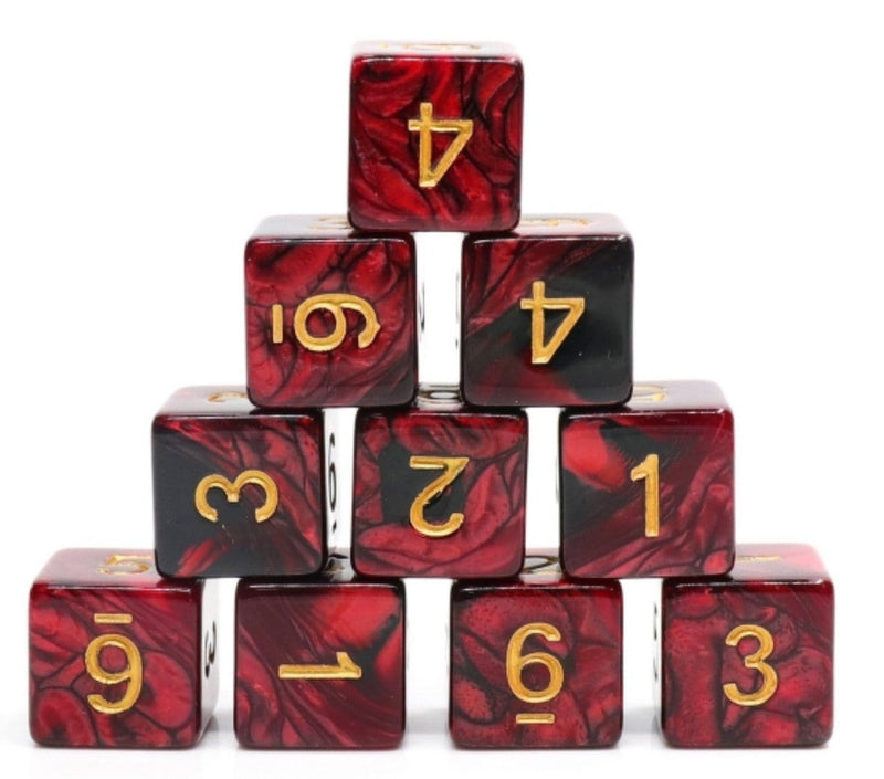 12 piece D6s - Joker's Wild