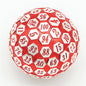 45mm Metal D100 - Red & Silver