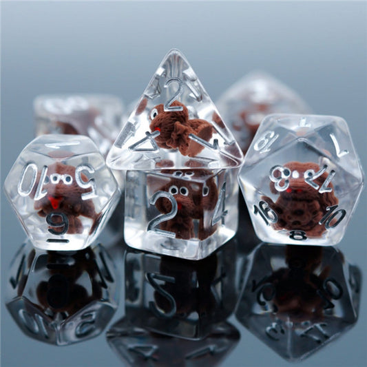 Ferocious Feline RPG Dice Set