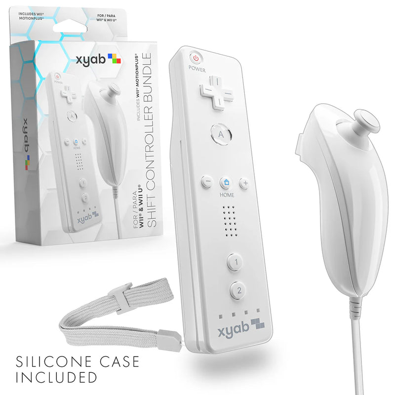XYAB Shift Wii Wireless Controller Bundle - White