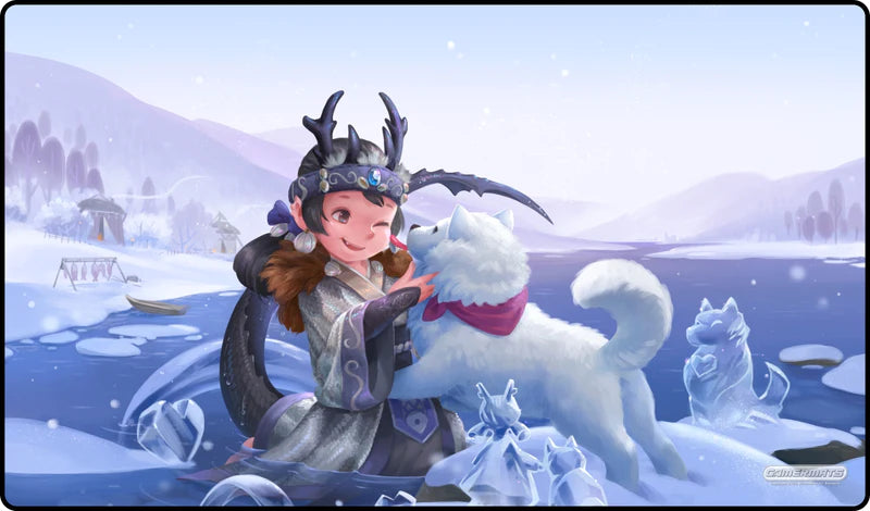 Gamermats Playmat - Snow Day