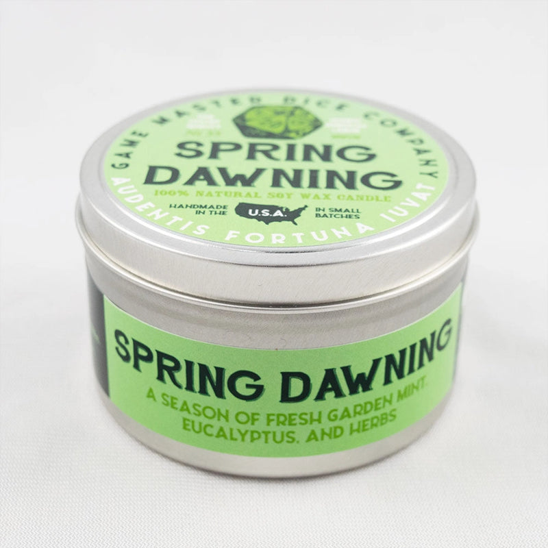 Game Master Dice Candle - Spring Dawning (8 oz.)