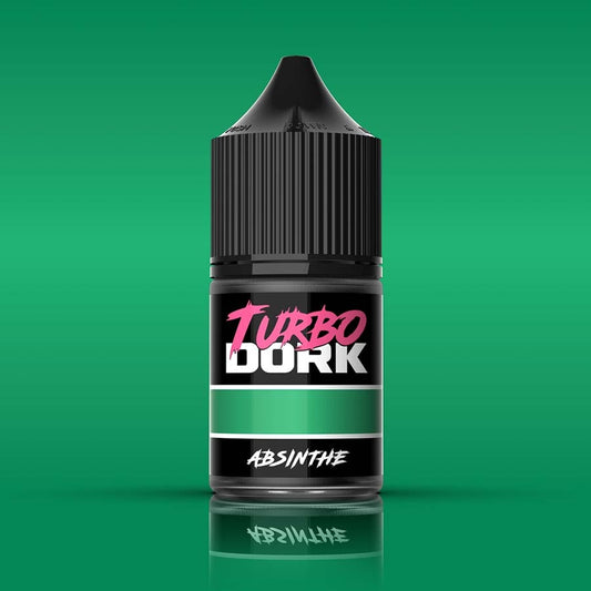 Turbo Dork: Metallics Acrylic Paint: Absinthe (22Ml Bottle)