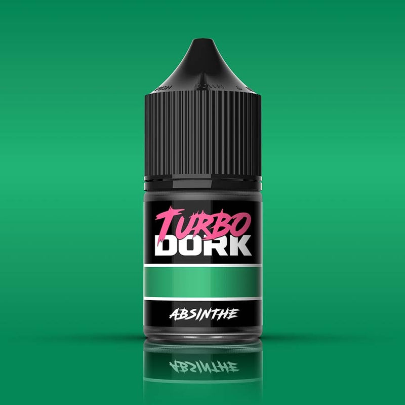 Turbo Dork: Metallics Acrylic Paint: Absinthe (22Ml Bottle)