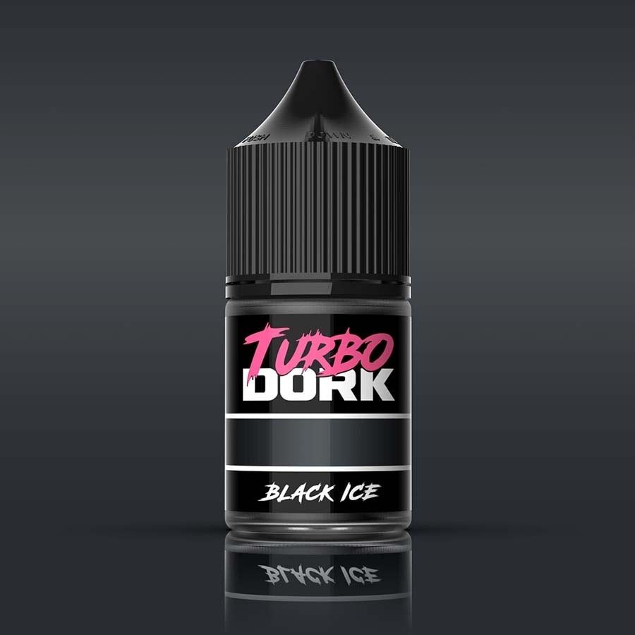 Turbo Dork: Metallics Acrylic Paint: Black Ice (22Ml Bottle)