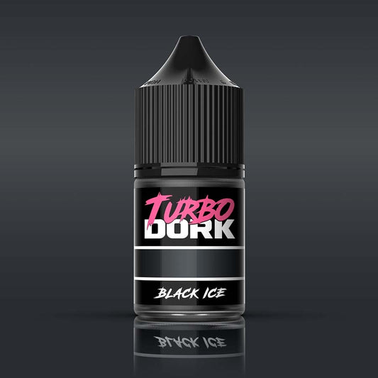 Turbo Dork: Metallics Acrylic Paint: Black Ice (22Ml Bottle)