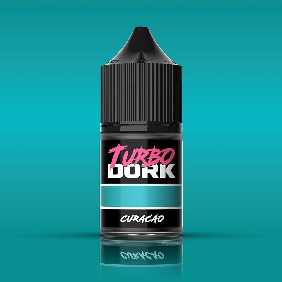 Turbo Dork: Metallics Acrylic Paint: Curacao (22Ml Bottle)