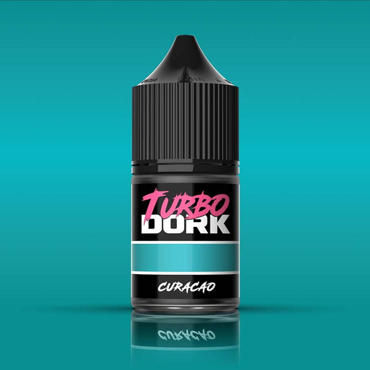 Turbo Dork: Metallics Acrylic Paint: Curacao (22Ml Bottle)