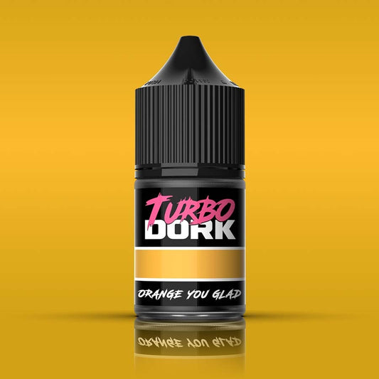 Turbo Dork: Metallics Acrylic Paint: Orange You Glad (22Ml Bottle)
