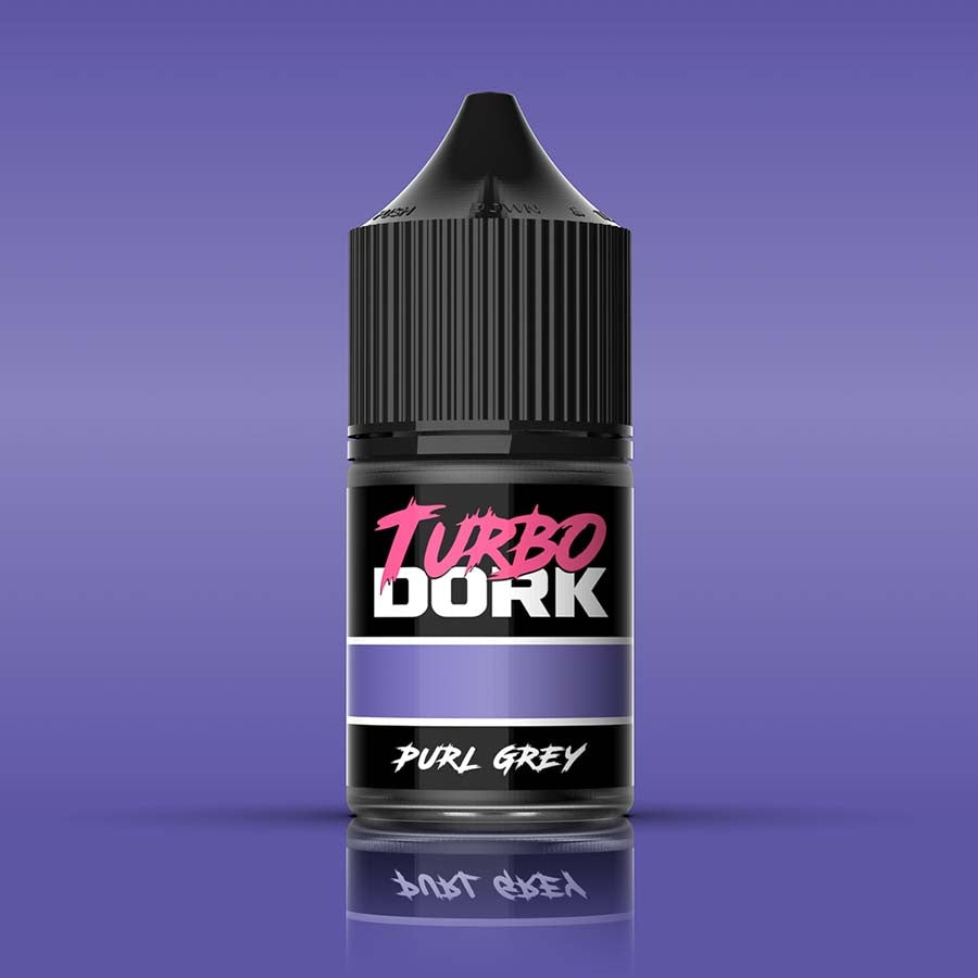 Turbo Dork: Metallics Acrylic Paint: Purl Grey (22Ml Bottle)