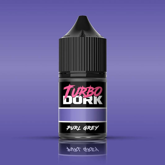 Turbo Dork: Metallics Acrylic Paint: Purl Grey (22Ml Bottle)