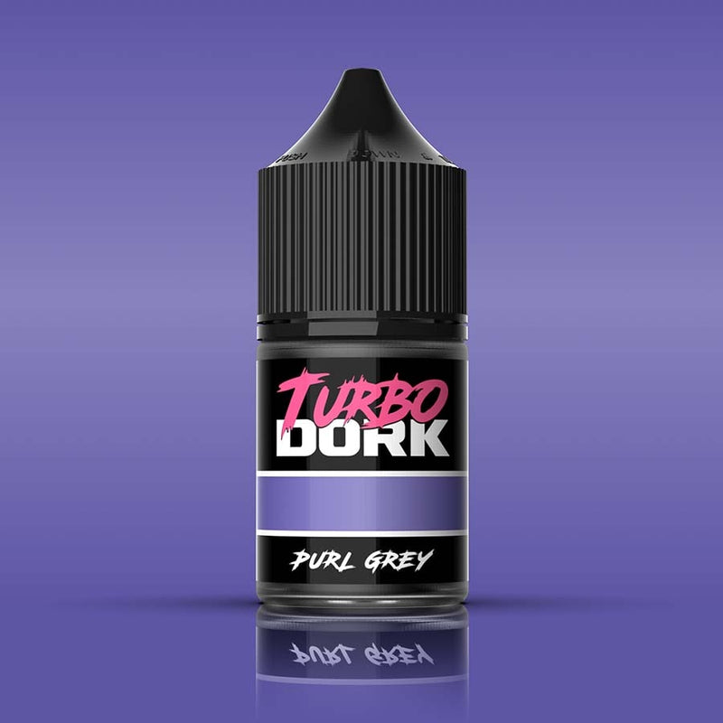 Turbo Dork: Metallics Acrylic Paint: Purl Grey (22Ml Bottle)