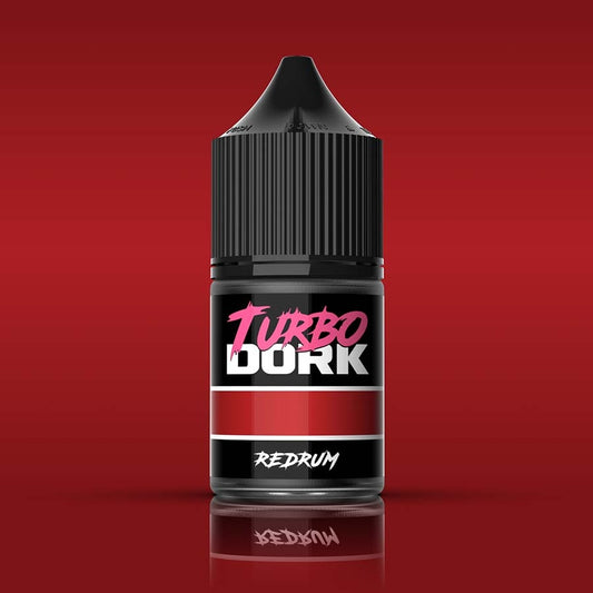 Turbo Dork: Metallics Acrylic Paint: Redrum (22Ml Bottle)