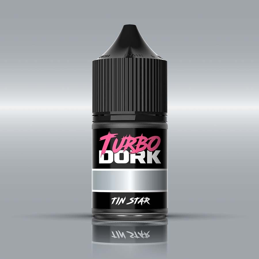 Turbo Dork: Metallics Acrylic Paint: Tin Star (22Ml Bottle)