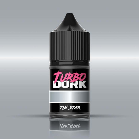 Turbo Dork: Metallics Acrylic Paint: Tin Star (22Ml Bottle)