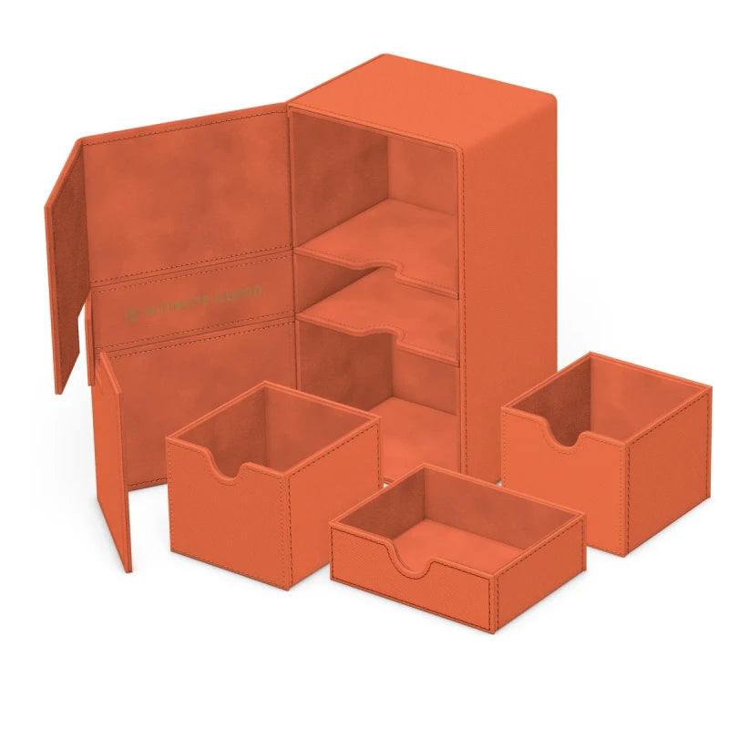 Twin Flip'n'Tray Deck Box: Summer Edition 2025 - Peach (200+)