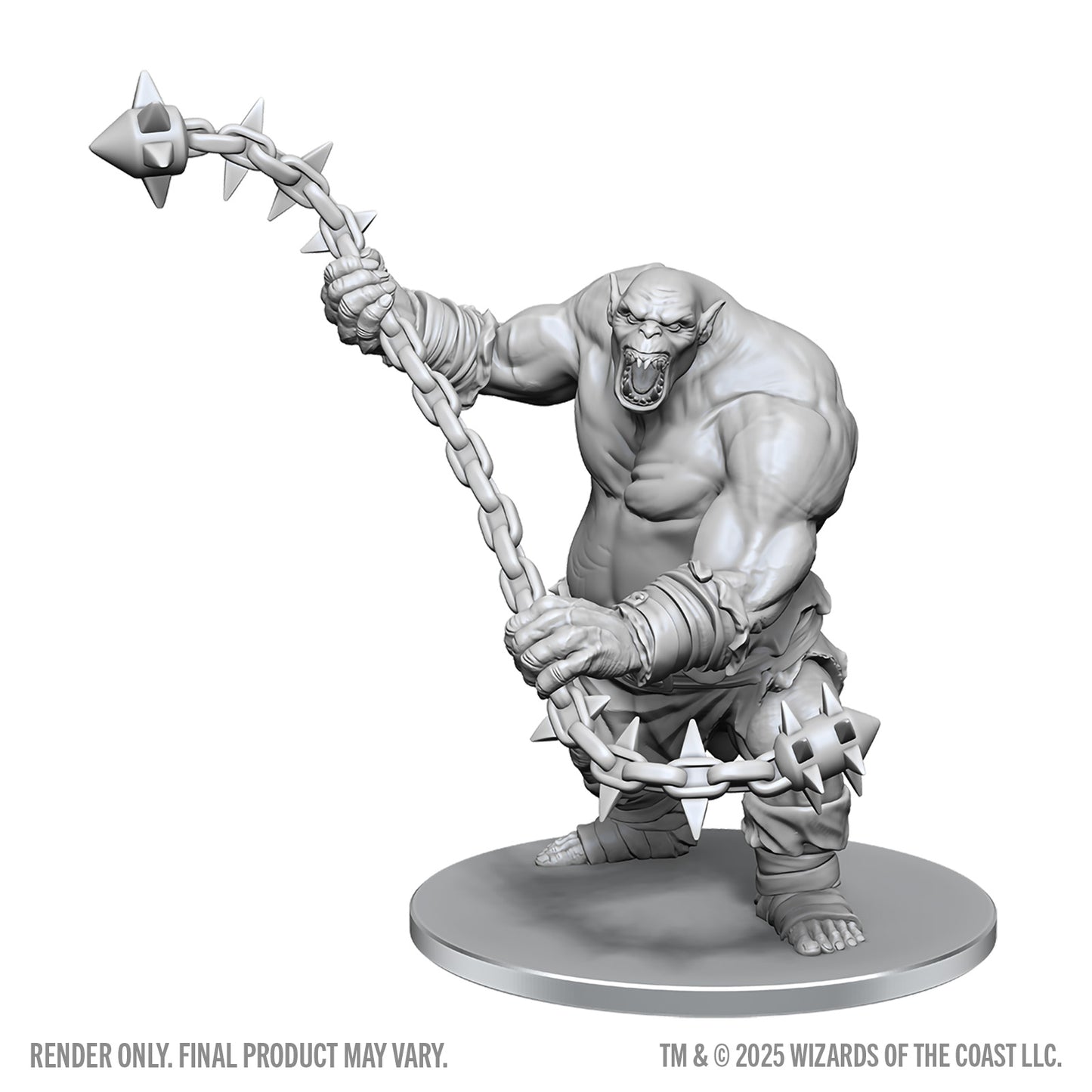 Nolzur`s Marvelous Unpainted Miniatures - W28 Ogre Chain Brute